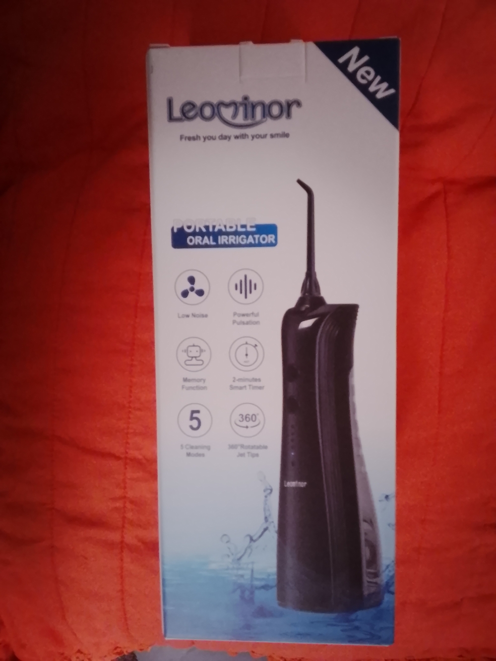 Leominor 5 Modes Portable Oral Irrigator Water Flosser